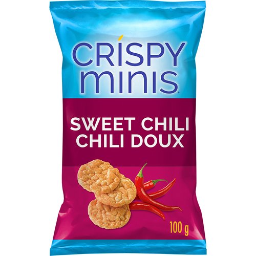Quaker Crispy Minis Gluten-Free Rice Chips Sweet Chili 100 g