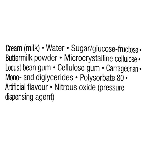 Compliments Regular Whipped Cream 400 g - Image 2