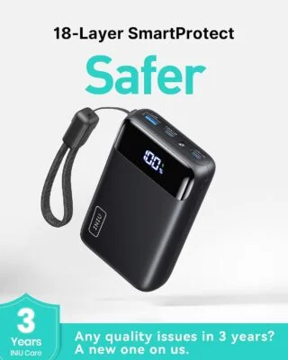 Special Discounted Price:INIU Portable Charger, Smallest 20000mAh 22.5W Fast Charging Power Bank - Image 3
