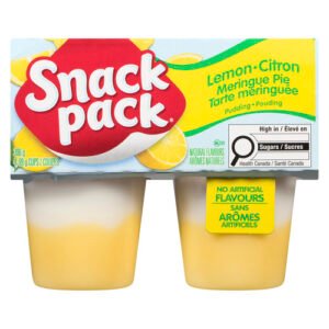 Snack Pack Pudding Lemon Meringue Pie 4 x 99 g
