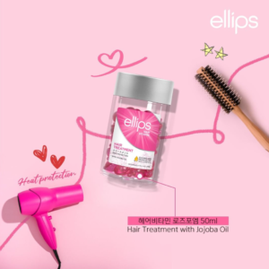 ellips Pink Hair Repair Treatment - 50 Capsule Jar - Image 3