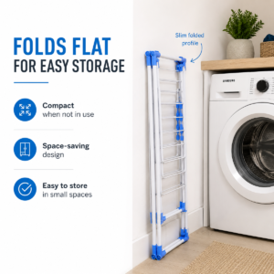 Home Clothes Stand - Washing Line - Foldable Dryer - Image 3