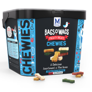 Montego Bags O' Wags - Chewies Mini Bones Dog Treats 1.5 kg