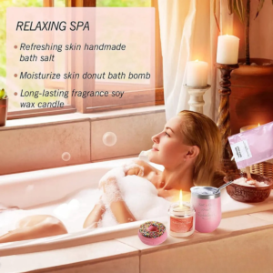 Women Spa Gifts Set Contains 9 Items Self Care Unique Female Birthday Gift - Image 7