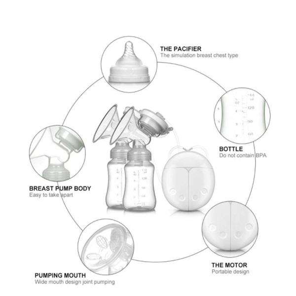 Bilateral Electric USB Breast Pump - Image 9